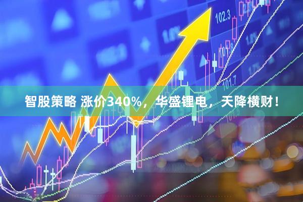 智股策略 涨价340%，华盛锂电，天降横财！